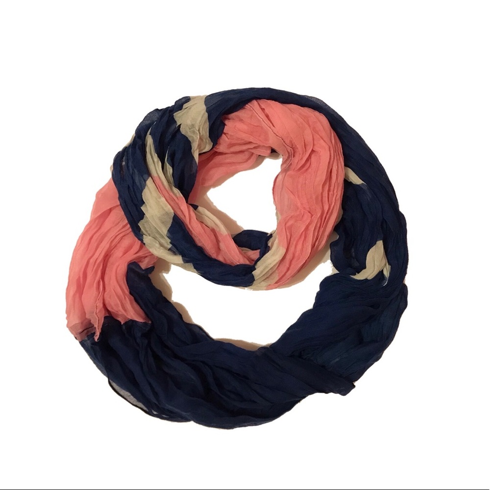 Target Soft Multi-Color Striped Infinity Scarf